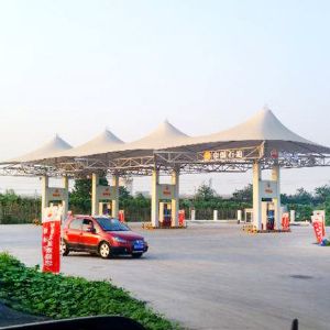 膜结构加油站